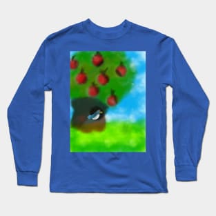New fruits for the pigeon - Digital Landscape Painting Long Sleeve T-Shirt
